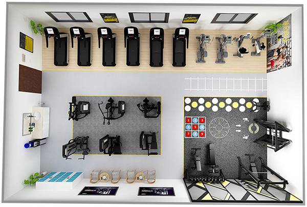 120平方健身房配置方案-广西银河Galaxy体育健身器材有限公司 120平方健身房配置方案-广西银河Galaxy体育健身器材有限公司